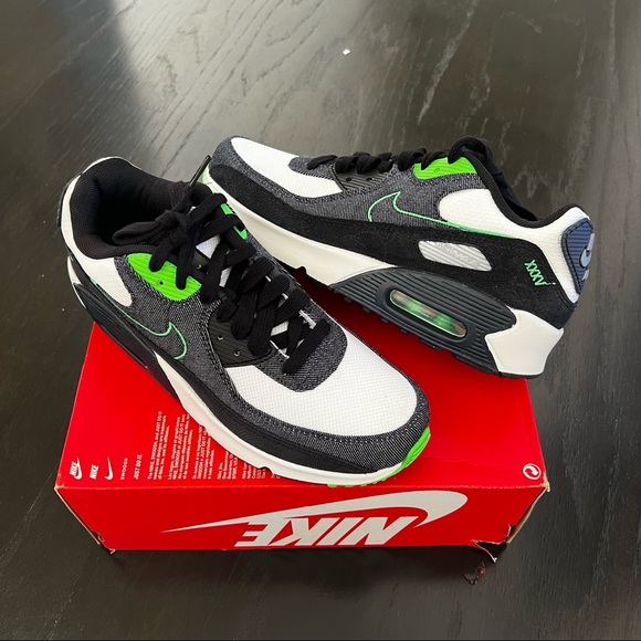 ✔️ New✔️ NIKE Air Max 90 LTR SE 2 GS Obsidian - Picture 4 of 10